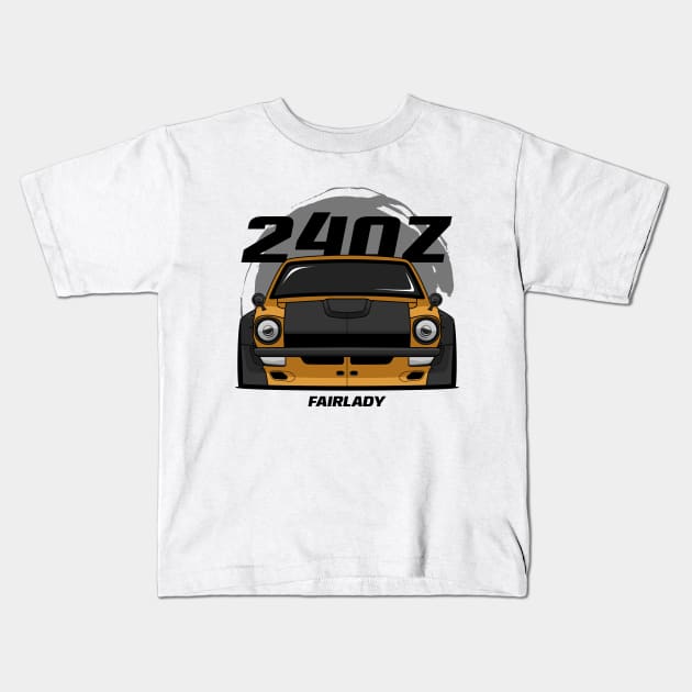 Tuned 240 Frldy Z Kids T-Shirt by GoldenTuners